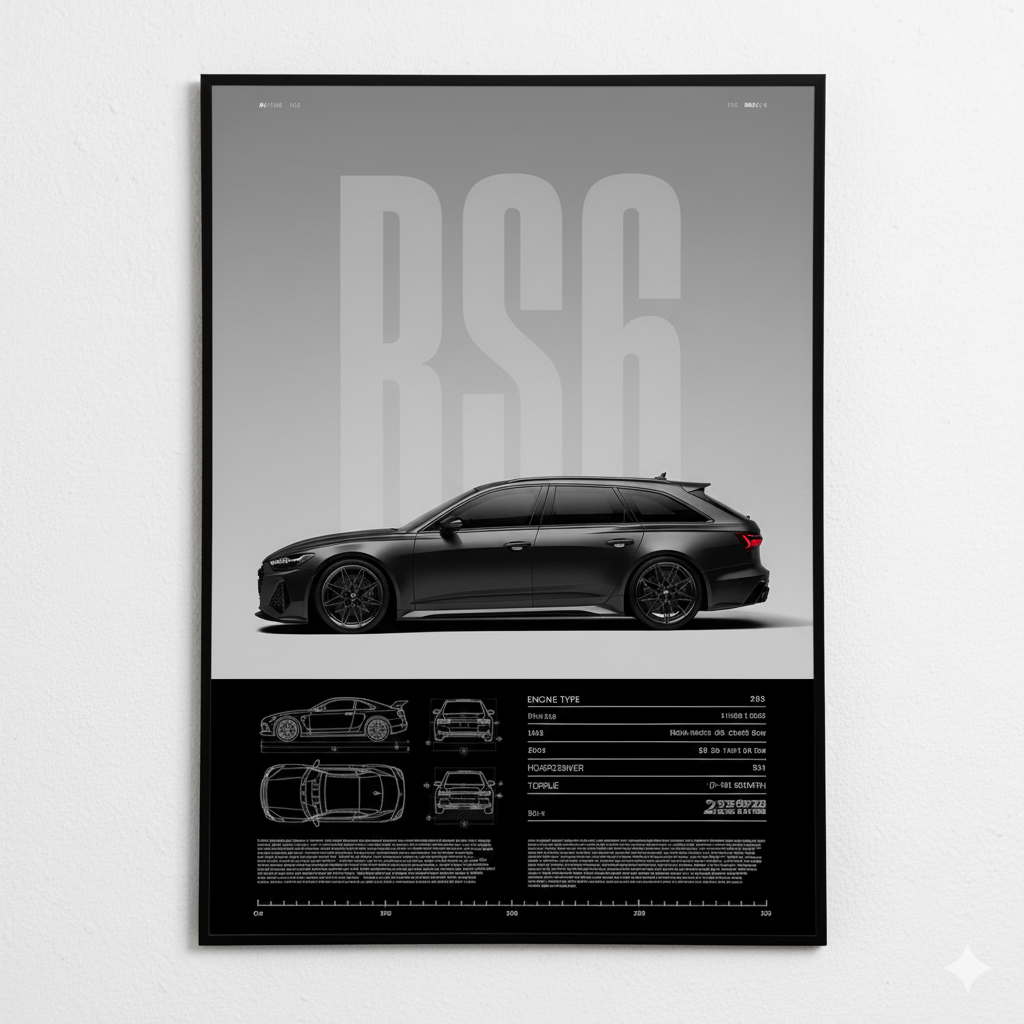 Poster Coche Deportivo