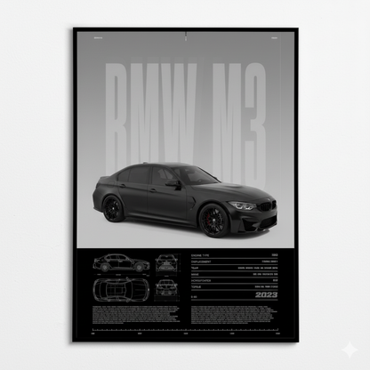 Poster Coche Deportivo