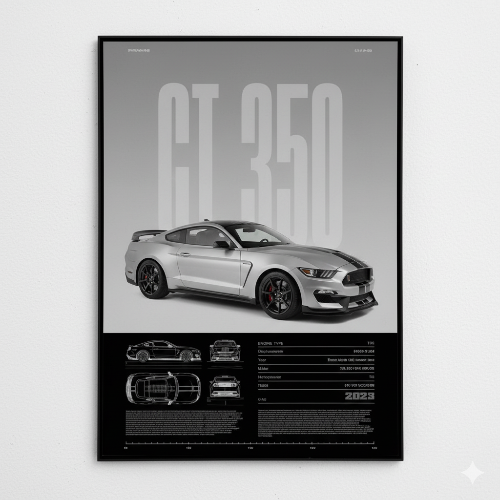 Poster Coche Deportivo