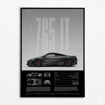 Poster Coche Deportivo