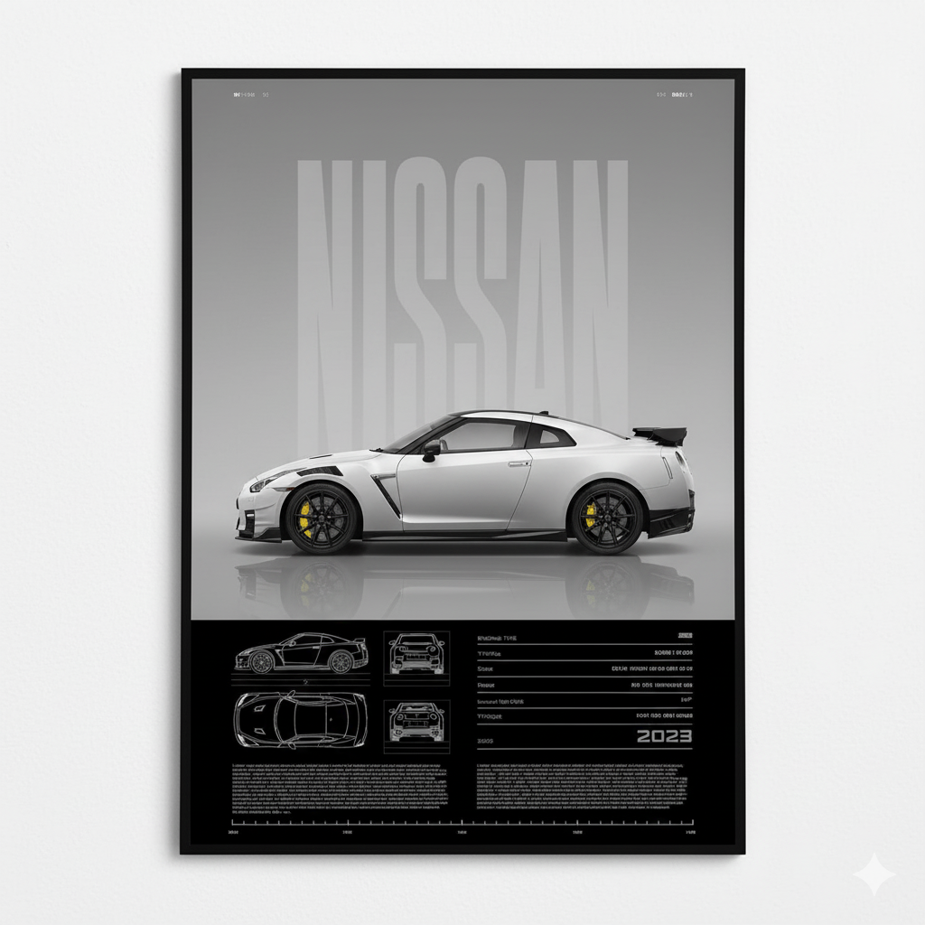 Poster Coche Deportivo