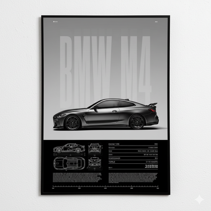 Poster Coche Deportivo